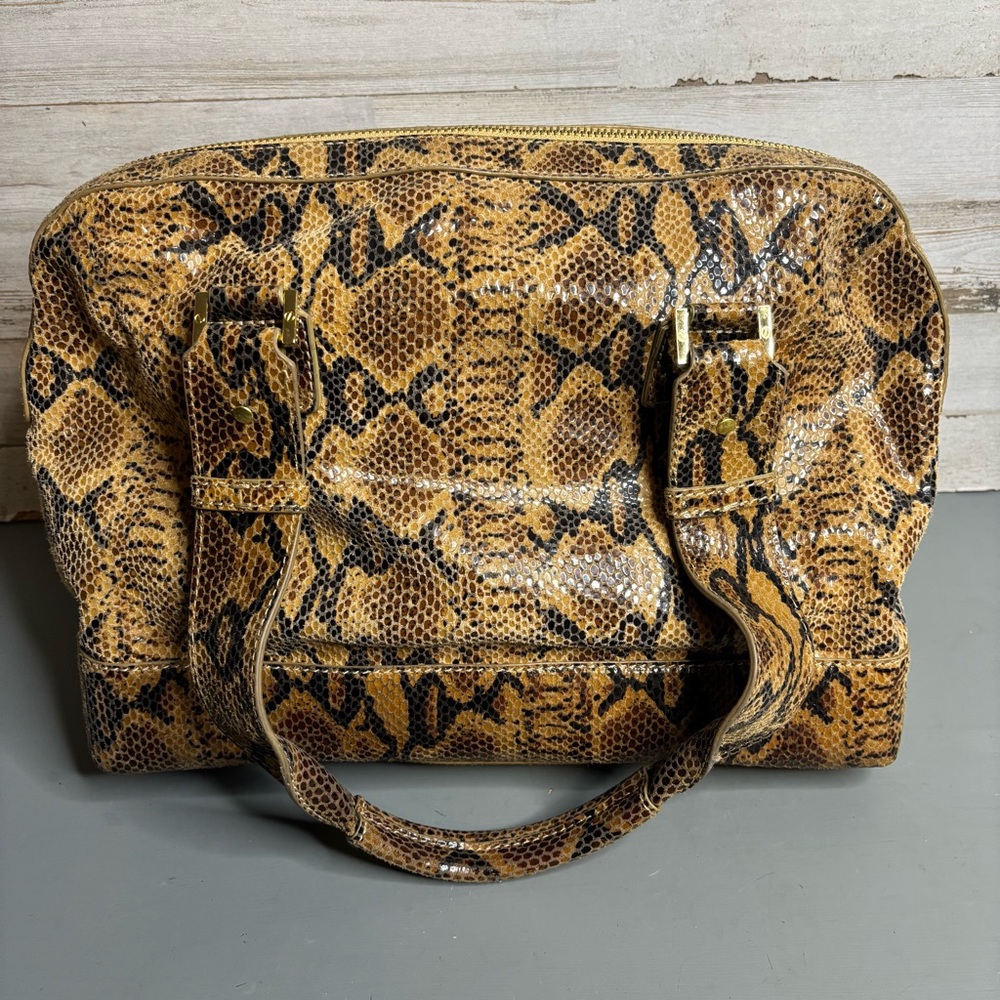 Tory Burch Python Snake Skin Bag - Sample - image 6